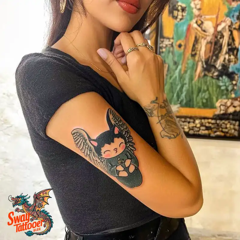 150 Hello Kitty Tattoo Ideas: Cute, Kawaii Designs & Meaning 103 Hello Kitty Tattoo
