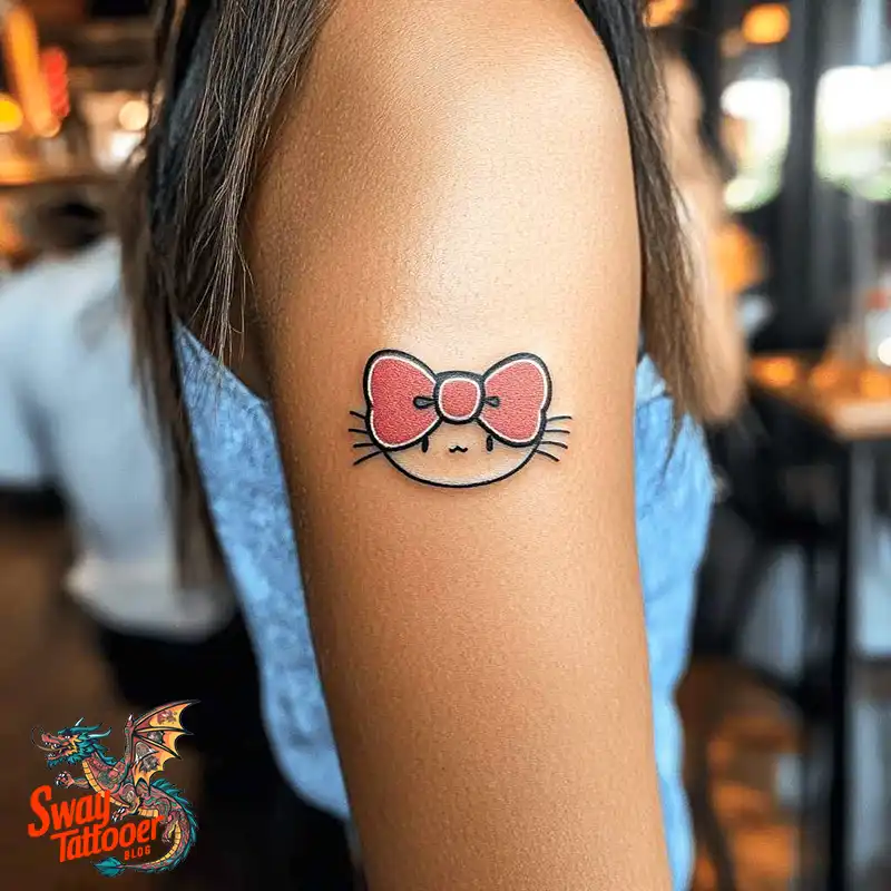 150 Hello Kitty Tattoo Ideas: Cute, Kawaii Designs & Meaning 94 Hello Kitty Tattoo