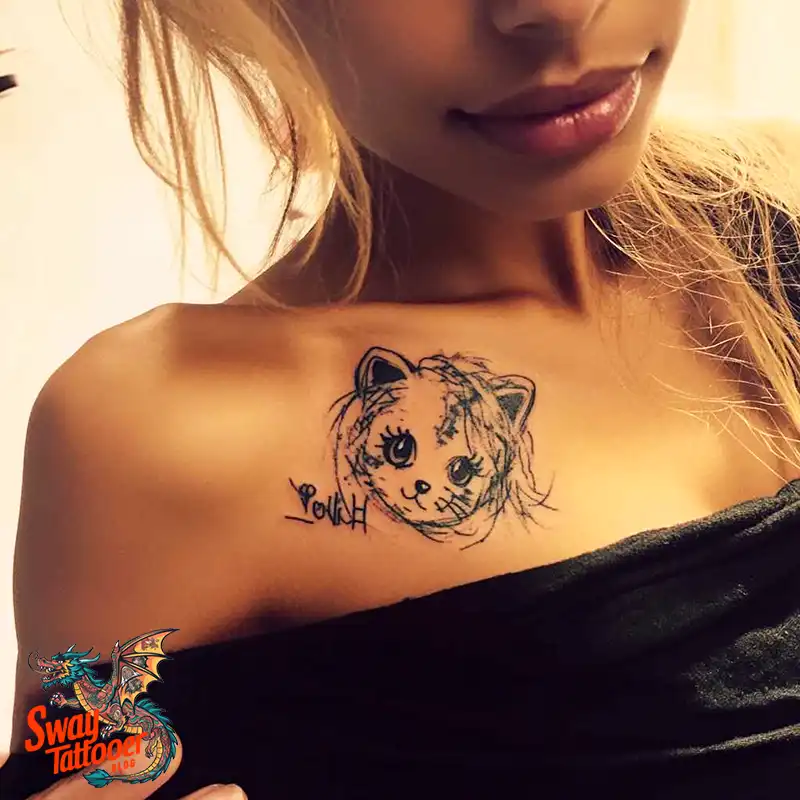 150 Hello Kitty Tattoo Ideas: Cute, Kawaii Designs & Meaning 88 Hello Kitty Tattoo