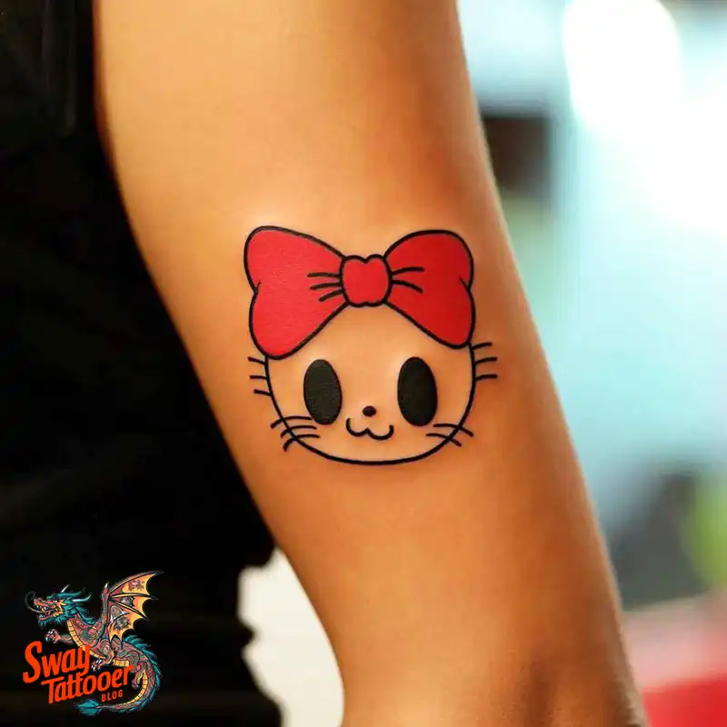 150 Hello Kitty Tattoo Ideas: Cute, Kawaii Designs & Meaning 86 Hello Kitty Tattoo