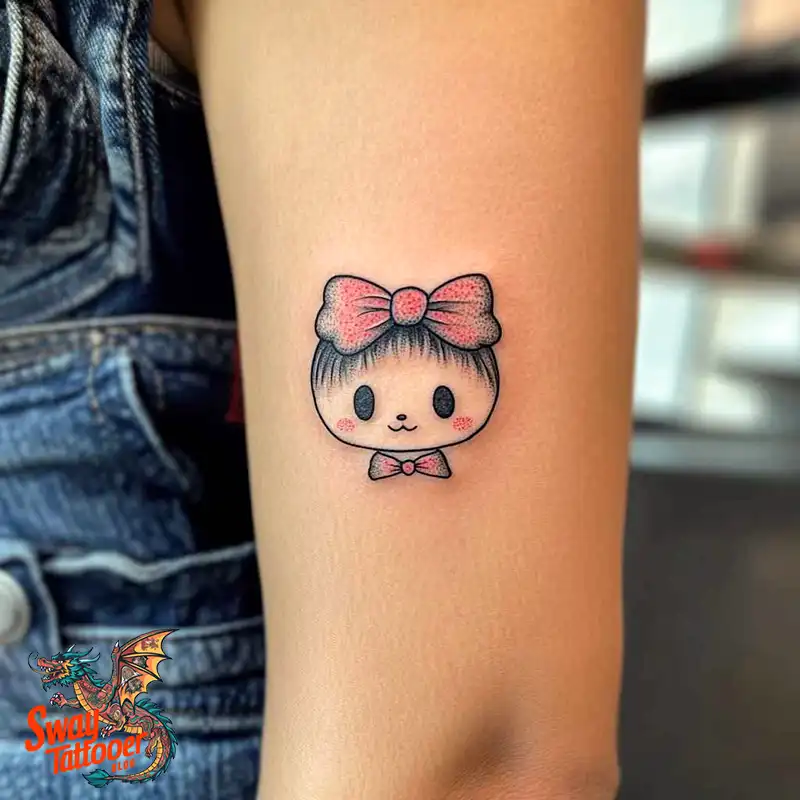 150 Hello Kitty Tattoo Ideas: Cute, Kawaii Designs & Meaning 83 Hello Kitty Tattoo