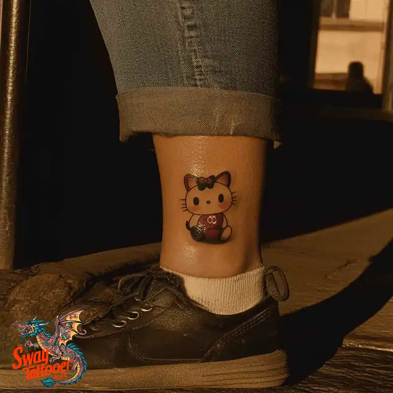 150 Hello Kitty Tattoo Ideas: Cute, Kawaii Designs & Meaning 79 Hello Kitty Tattoo