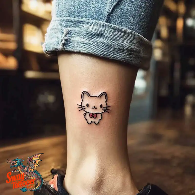 150 Hello Kitty Tattoo Ideas: Cute, Kawaii Designs & Meaning 77 Hello Kitty Tattoo