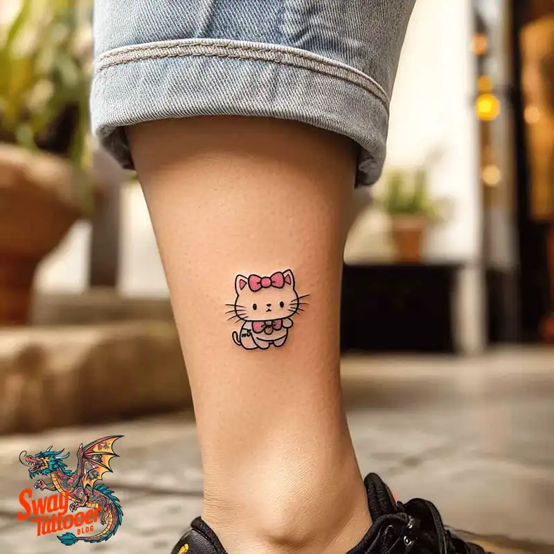150 Hello Kitty Tattoo Ideas: Cute, Kawaii Designs & Meaning 78 Hello Kitty Tattoo