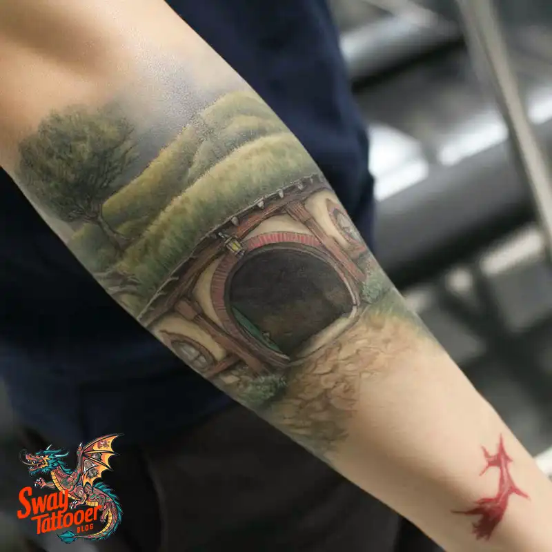 80 Hobbit Tattoo Design Ideas: with Meaning & Symbolism 62 Hobbit Tattoo