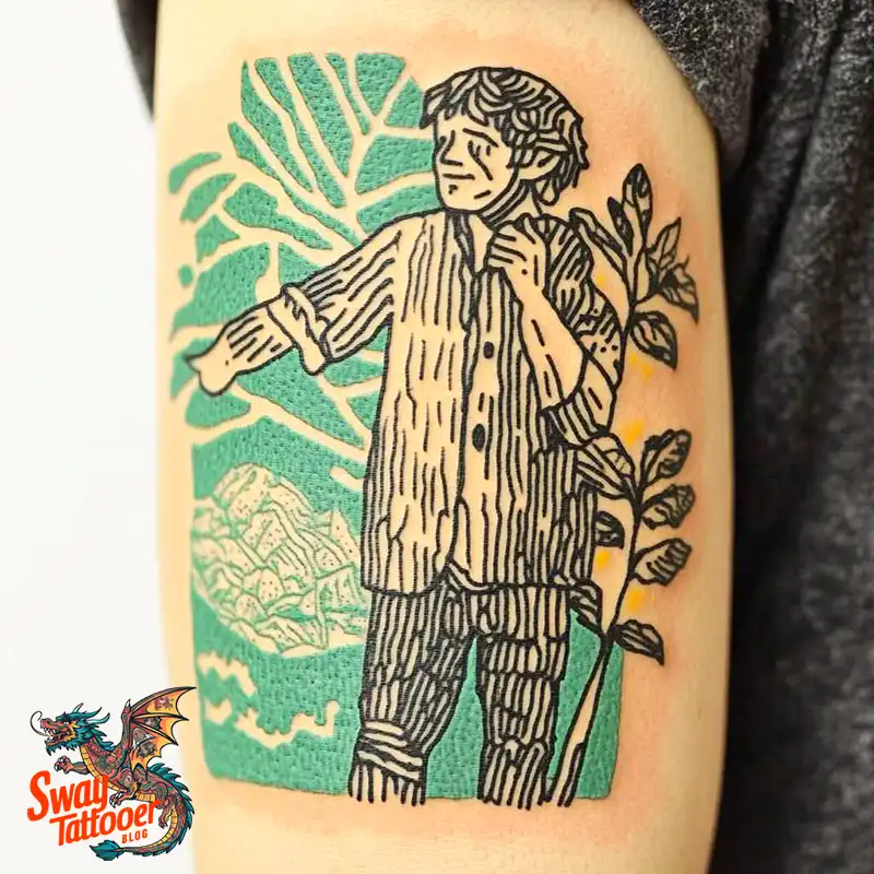 80 Hobbit Tattoo Design Ideas: with Meaning & Symbolism 57 Hobbit Tattoo