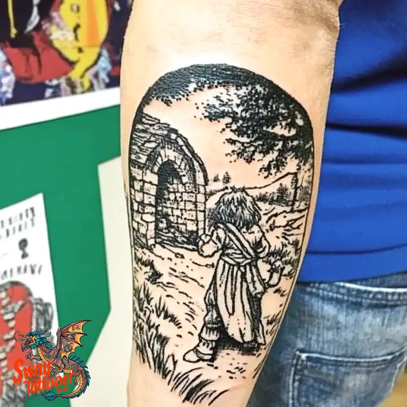 80 Hobbit Tattoo Design Ideas: with Meaning & Symbolism 48 Hobbit Tattoo