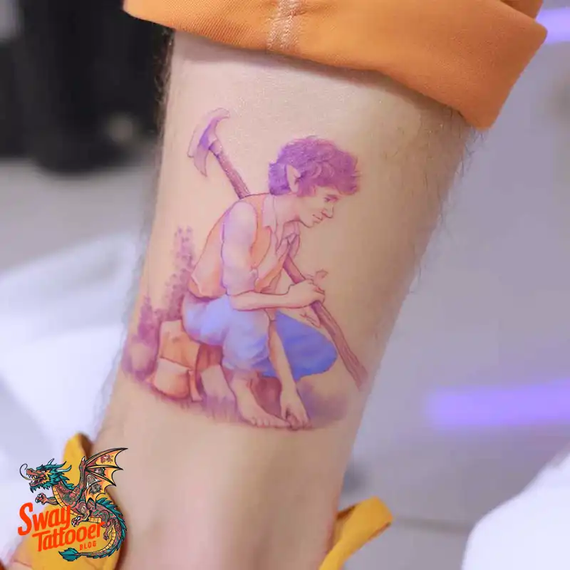 80 Hobbit Tattoo Design Ideas: with Meaning & Symbolism 46 Hobbit Tattoo
