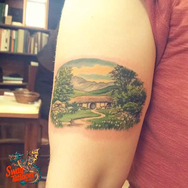 80 Hobbit Tattoo Design Ideas: with Meaning & Symbolism 44 Hobbit Tattoo
