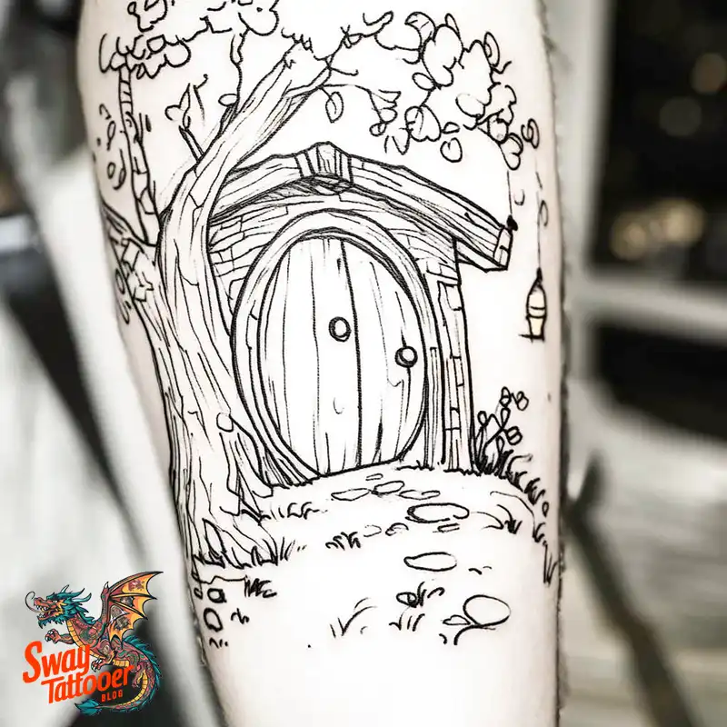 80 Hobbit Tattoo Design Ideas: with Meaning & Symbolism 37 Hobbit Tattoo