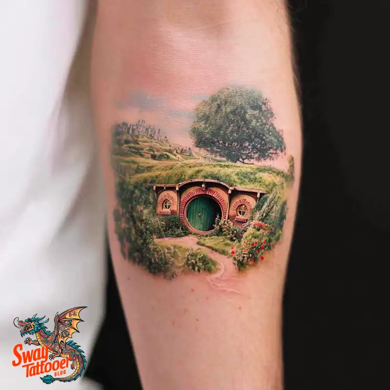 80 Hobbit Tattoo Design Ideas: with Meaning & Symbolism 30 Hobbit Tattoo