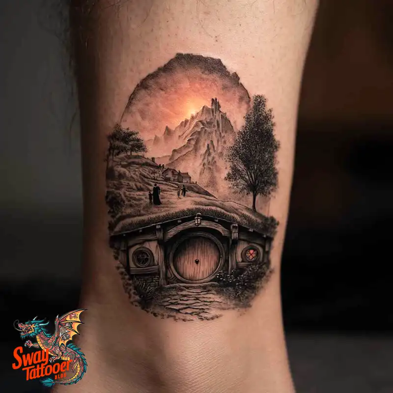 80 Hobbit Tattoo Design Ideas: with Meaning & Symbolism 19 Hobbit Tattoo