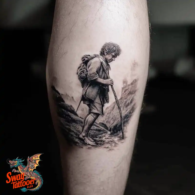 80 Hobbit Tattoo Design Ideas: with Meaning & Symbolism 21 Hobbit Tattoo