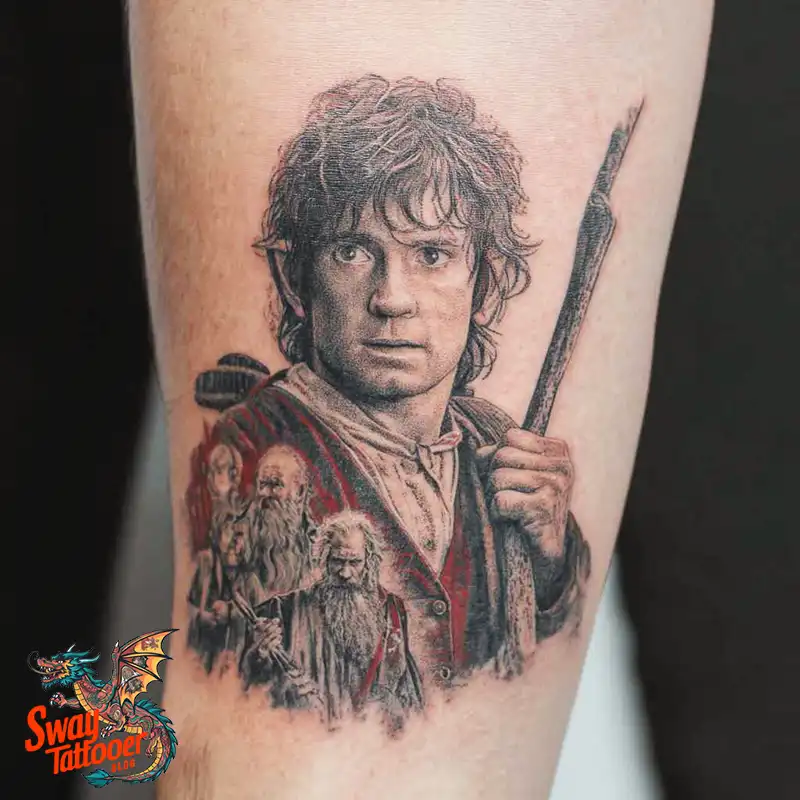 80 Hobbit Tattoo Design Ideas: with Meaning & Symbolism 22 Hobbit Tattoo