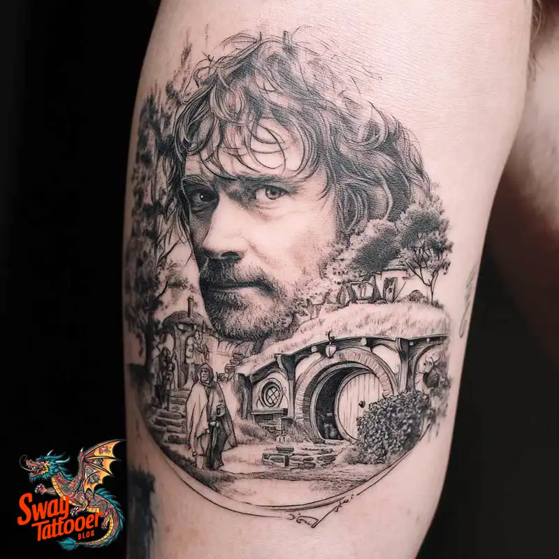 80 Hobbit Tattoo Design Ideas: with Meaning & Symbolism 16 Hobbit Tattoo