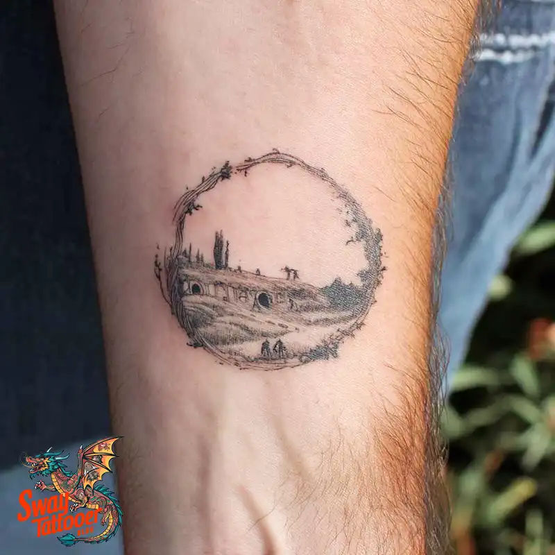 80 Hobbit Tattoo Design Ideas: with Meaning & Symbolism 8 Hobbit Tattoo