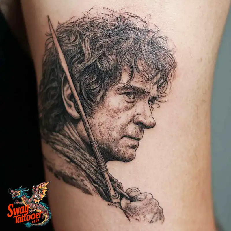 80 Hobbit Tattoo Design Ideas: with Meaning & Symbolism 6 Hobbit Tattoo