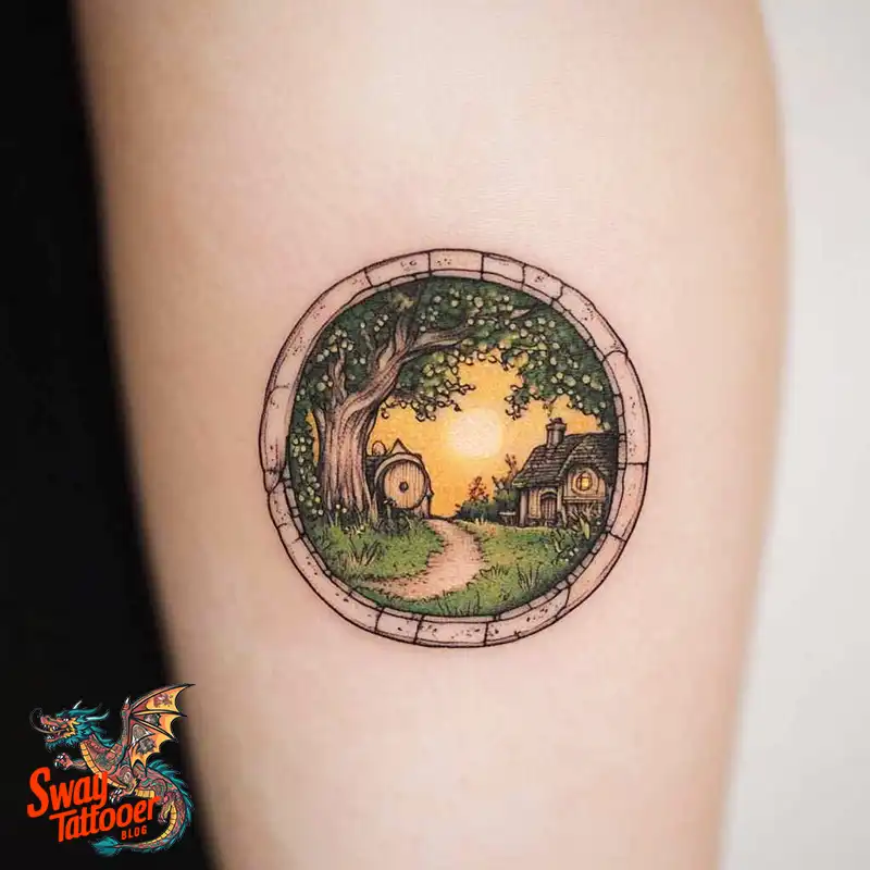 80 Hobbit Tattoo Design Ideas: with Meaning & Symbolism 2 Hobbit Tattoo