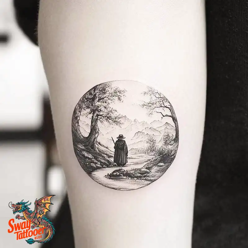 80 Hobbit Tattoo Design Ideas: with Meaning & Symbolism 1 Hobbit Tattoo