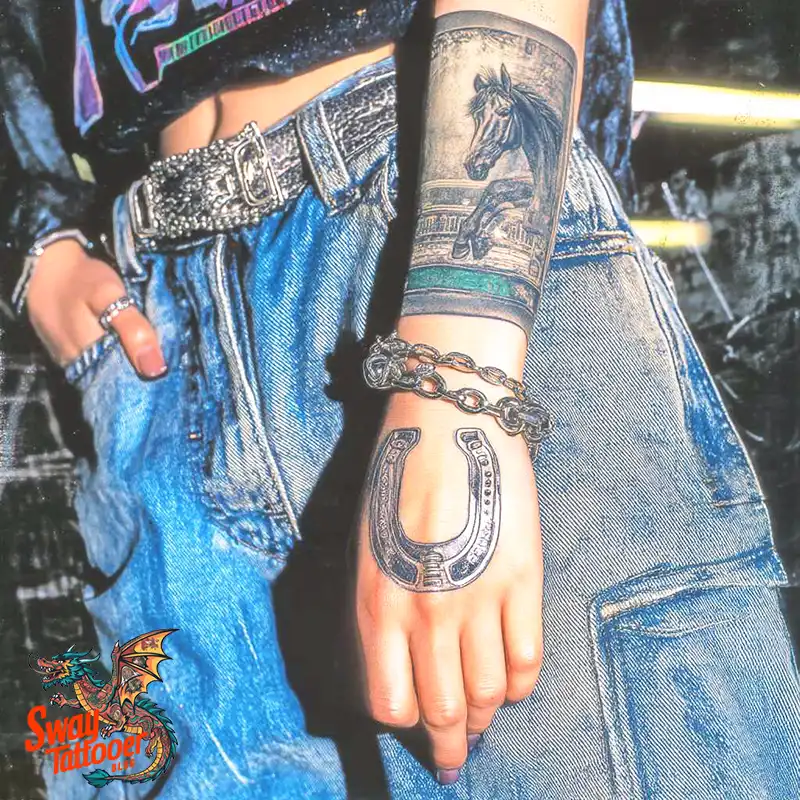 150 Horseshoe Tattoo Designs: Symbolism, Styles, & Stories 22 Horseshoe Tattoo