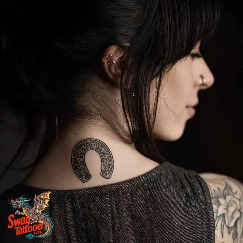 150 Horseshoe Tattoo Designs: Symbolism, Styles, & Stories 19 Horseshoe Tattoo