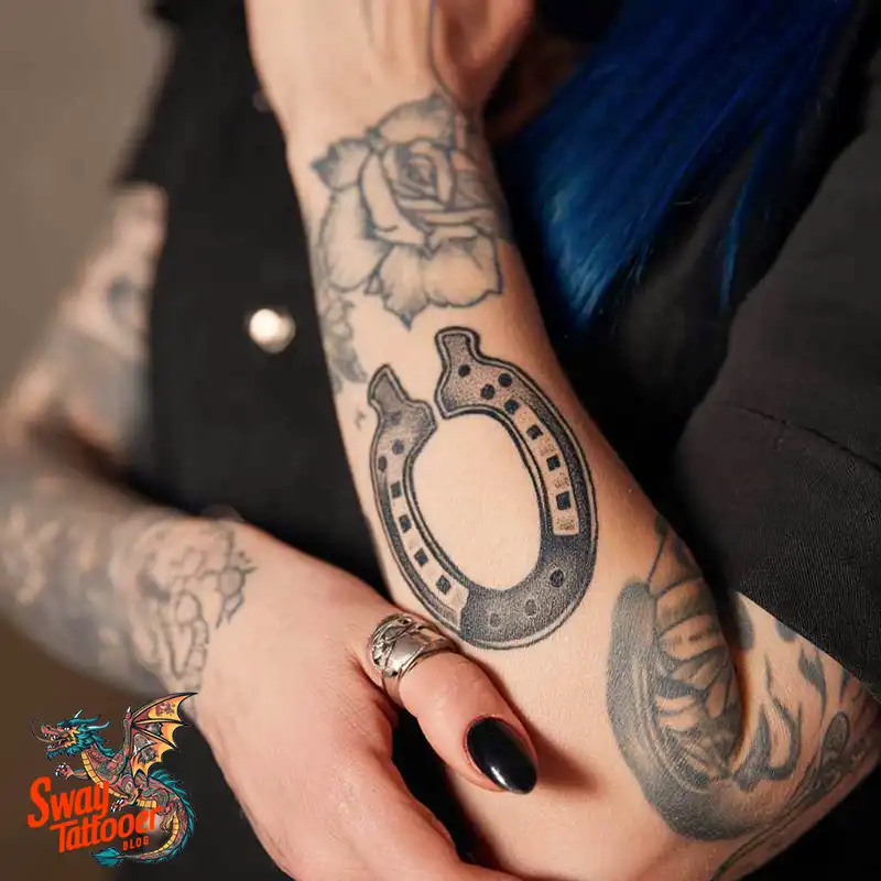 150 Horseshoe Tattoo Designs: Symbolism, Styles, & Stories 17 Horseshoe Tattoo