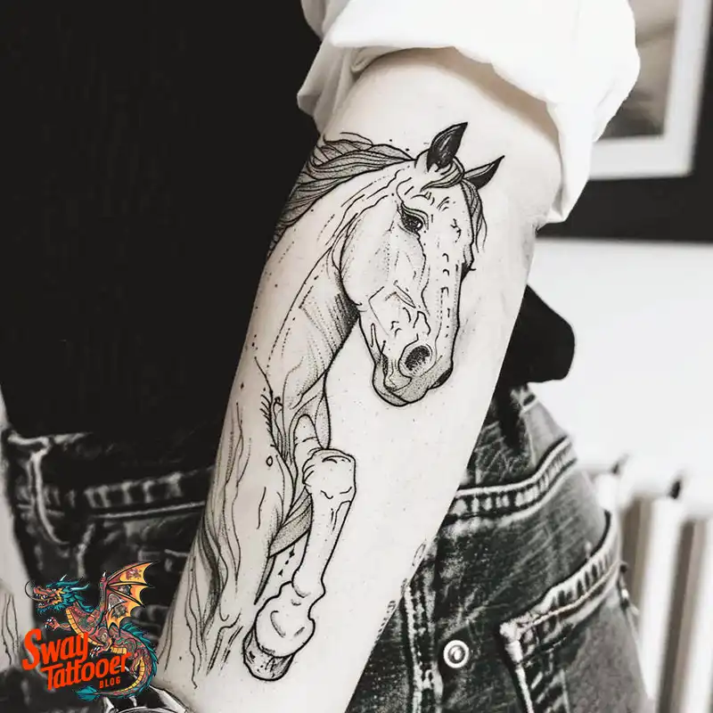 150 Horse Tattoo Design Ideas: Galloping Art on Skin 43 Horse Tattoo