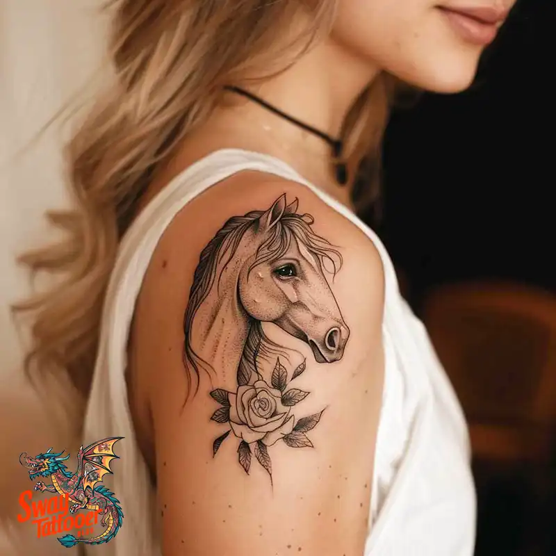 150 Horse Tattoo Design Ideas: Galloping Art on Skin 33 Horse Tattoo