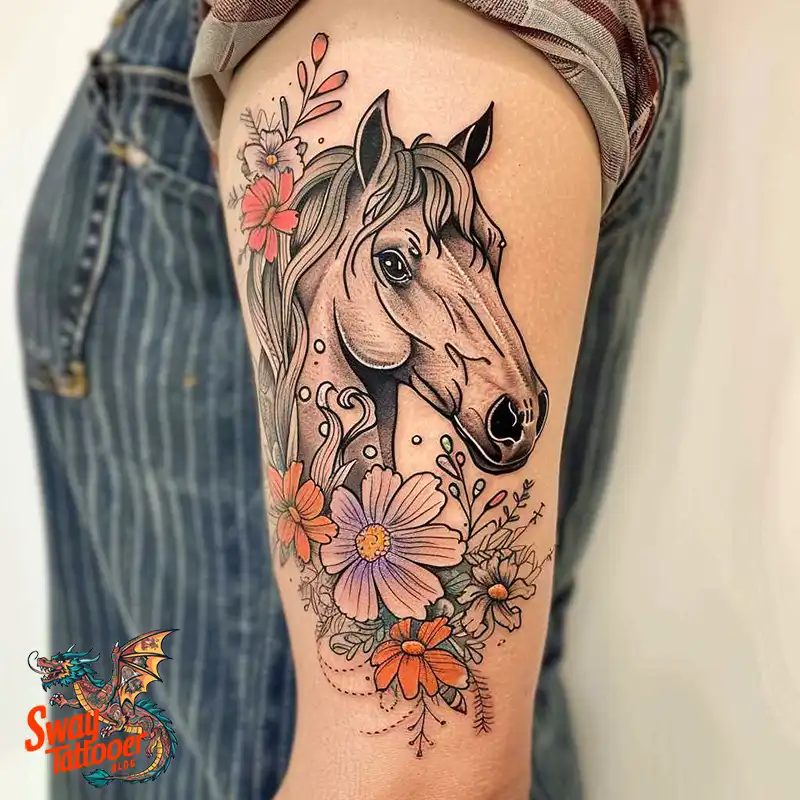 150 Horse Tattoo Design Ideas: Galloping Art on Skin 128 Horse Tattoo