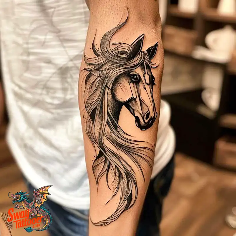 150 Horse Tattoo Design Ideas: Galloping Art on Skin 118 Horse Tattoo