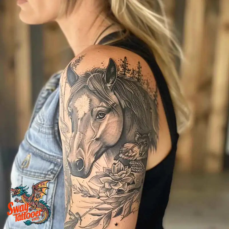 150 Horse Tattoo Design Ideas: Galloping Art on Skin 73 Horse Tattoo