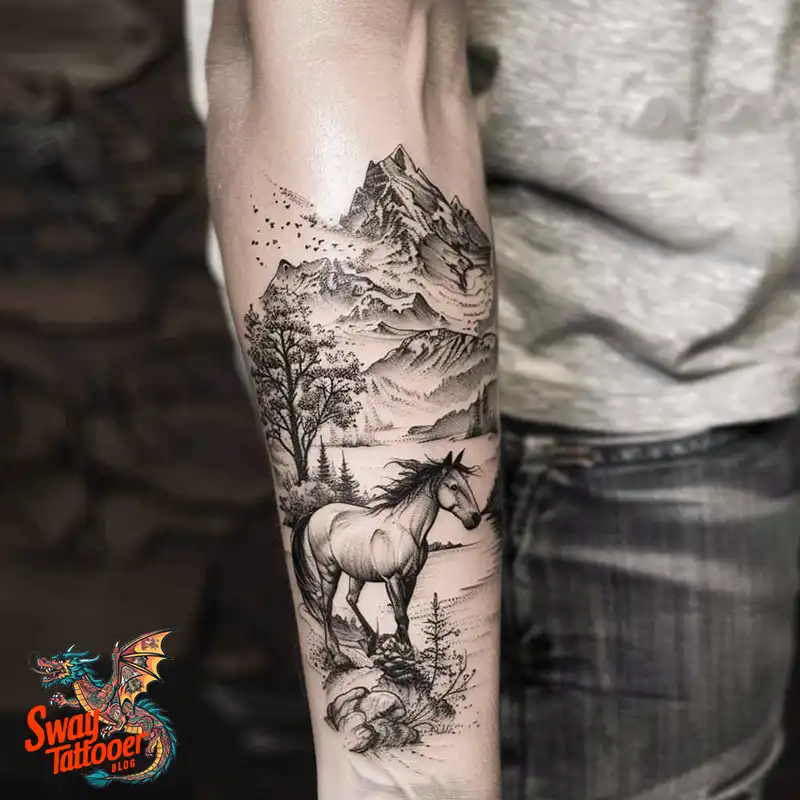 150 Horse Tattoo Design Ideas: Galloping Art on Skin 141 Horse Tattoo