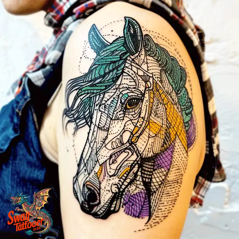 150 Horse Tattoo Design Ideas: Galloping Art on Skin 61 Horse Tattoo