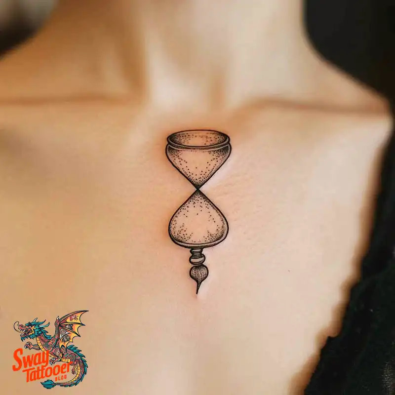 100 Hourglass Tattoo Designs: Symbols of Life and Change 75 hourglass11
