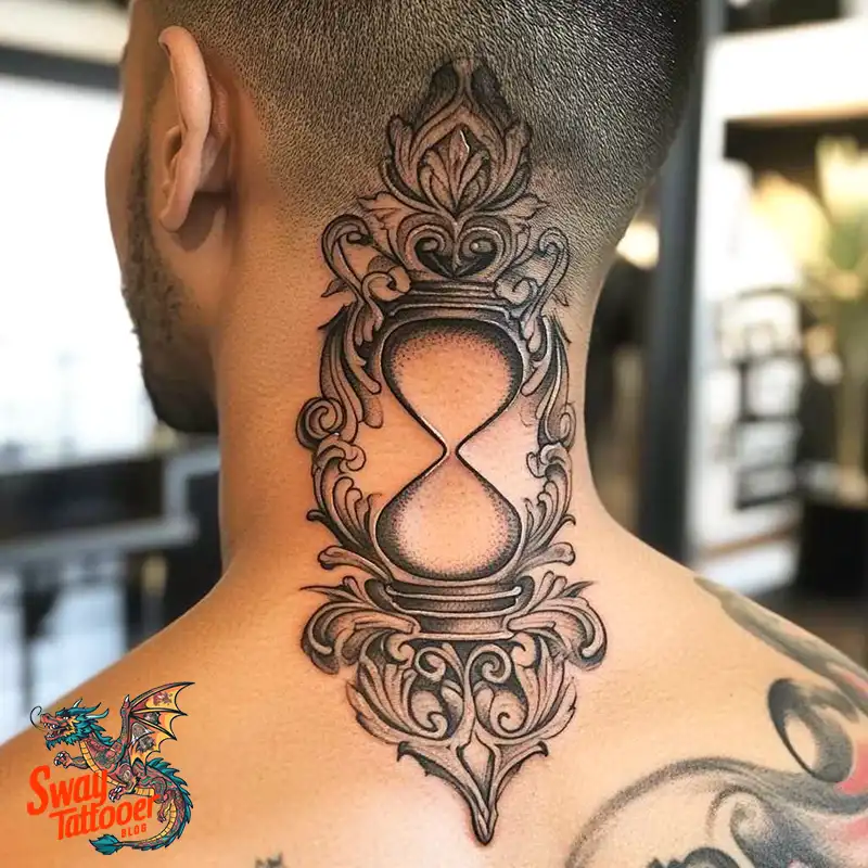 100 Hourglass Tattoo Designs: Symbols of Life and Change 73 hourglass14