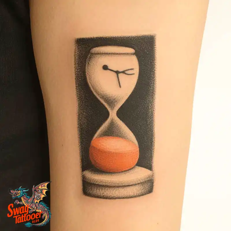 100 Hourglass Tattoo Designs: Symbols of Life and Change 63 hourglass23