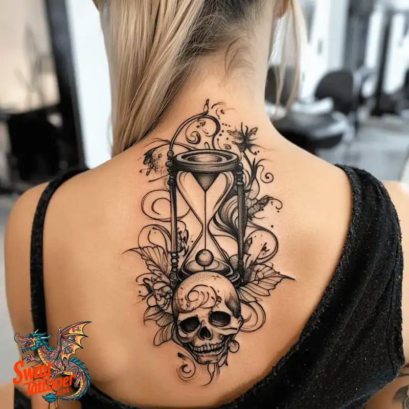 100 Hourglass Tattoo Designs: Symbols of Life and Change 43 hourglass43