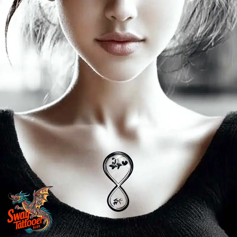 100 Hourglass Tattoo Designs: Symbols of Life and Change 37 hourglass49