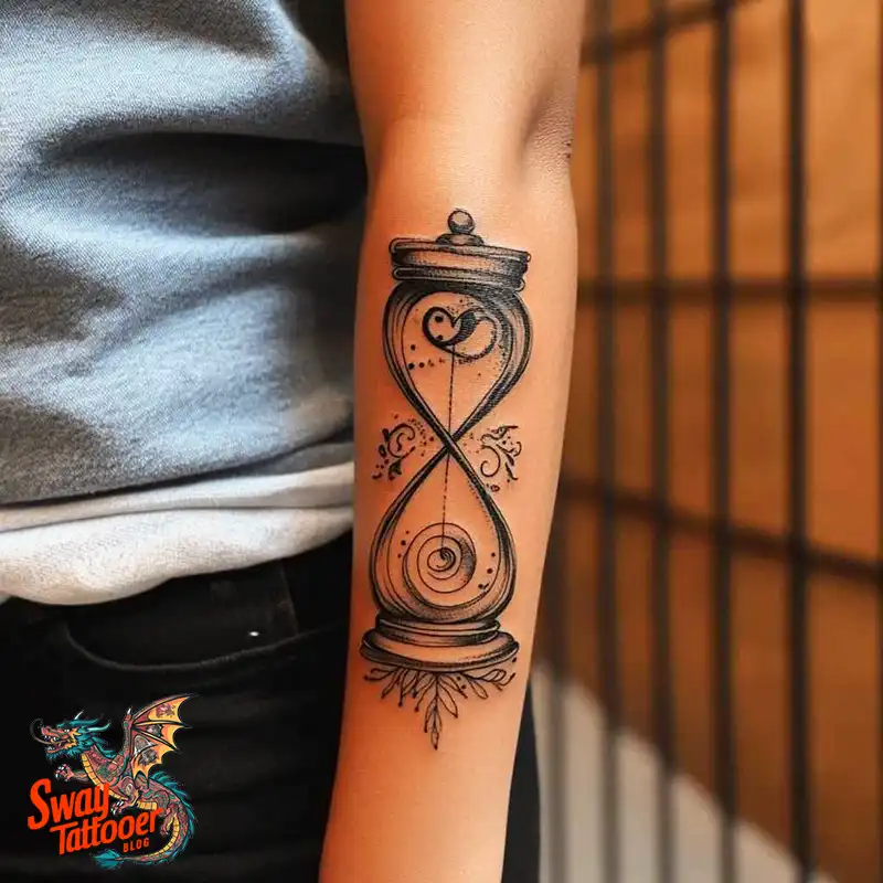 100 Hourglass Tattoo Designs: Symbols of Life and Change 32 hourglass54