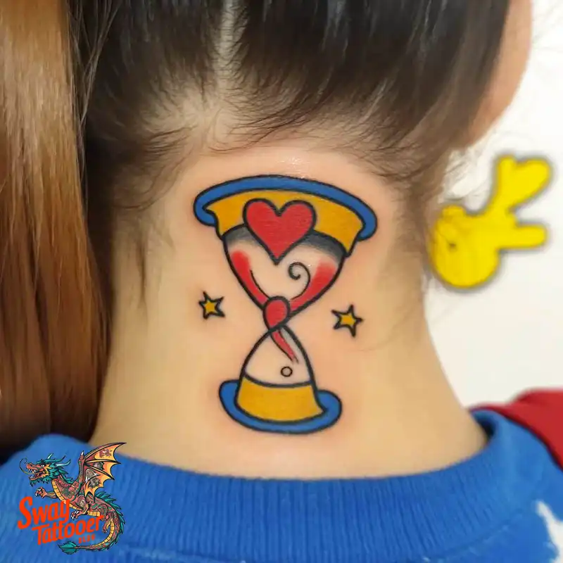 100 Hourglass Tattoo Designs: Symbols of Life and Change 25 hourglass56