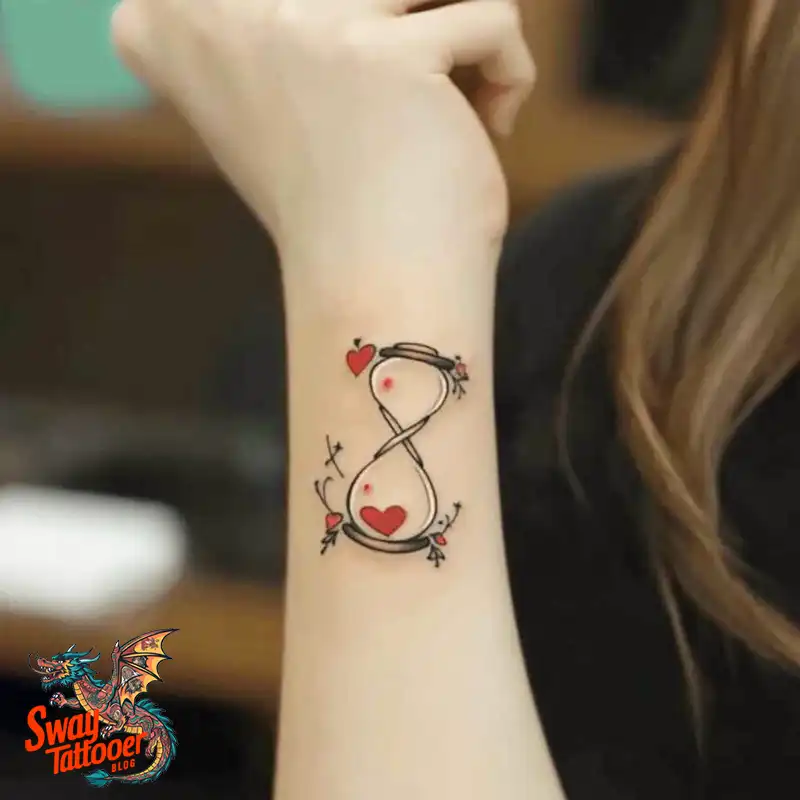 100 Hourglass Tattoo Designs: Symbols of Life and Change 18 hourglass68
