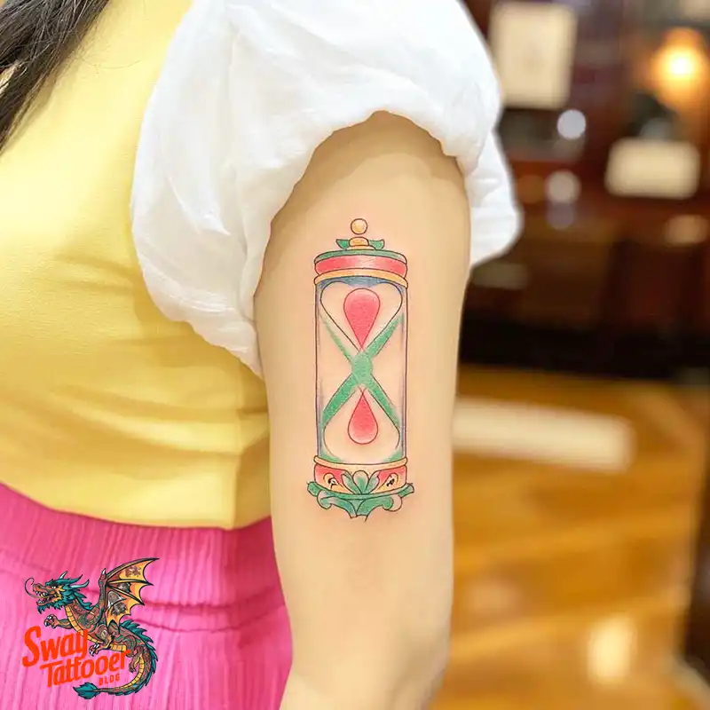 100 Hourglass Tattoo Designs: Symbols of Life and Change 12 hourglass74