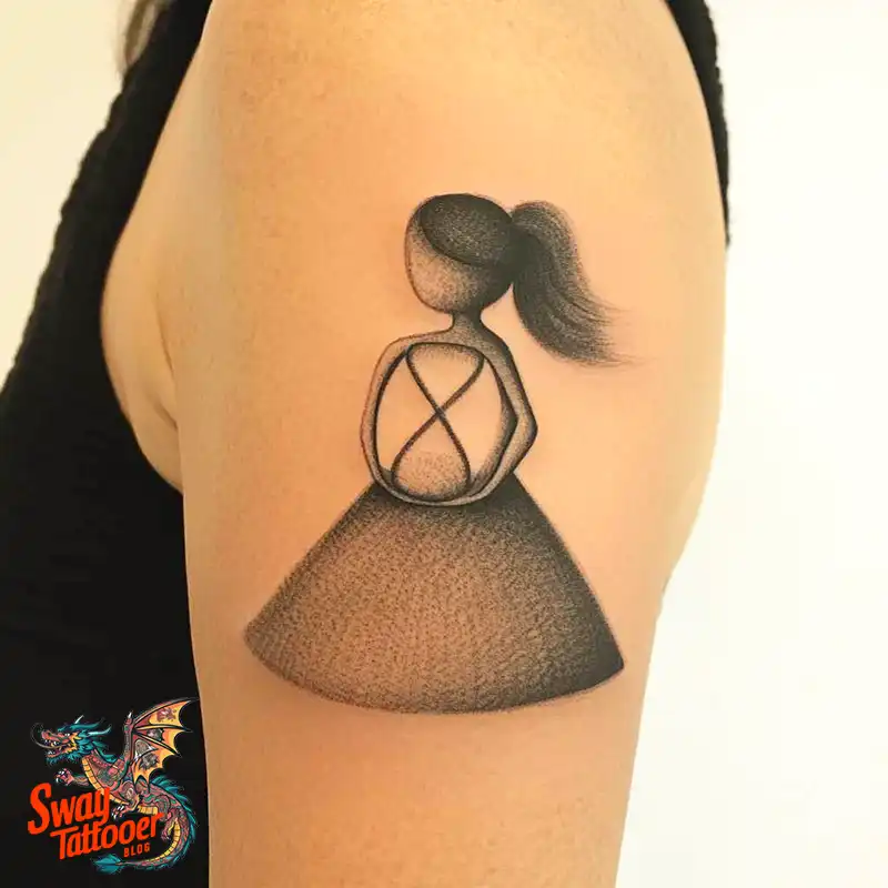 100 Hourglass Tattoo Designs: Symbols of Life and Change 8 hourglass78