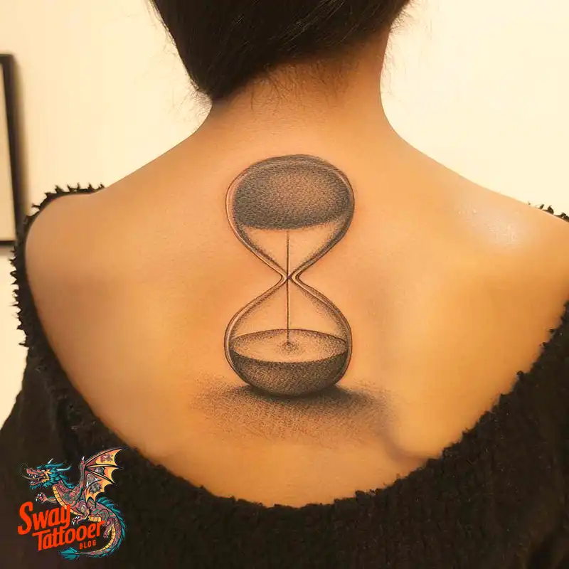 100 Hourglass Tattoo Designs: Symbols of Life and Change 7 hourglass79