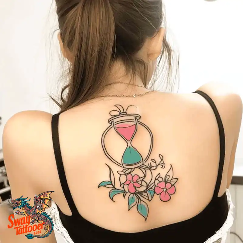 100 Hourglass Tattoo Designs: Symbols of Life and Change 5 hourglass81