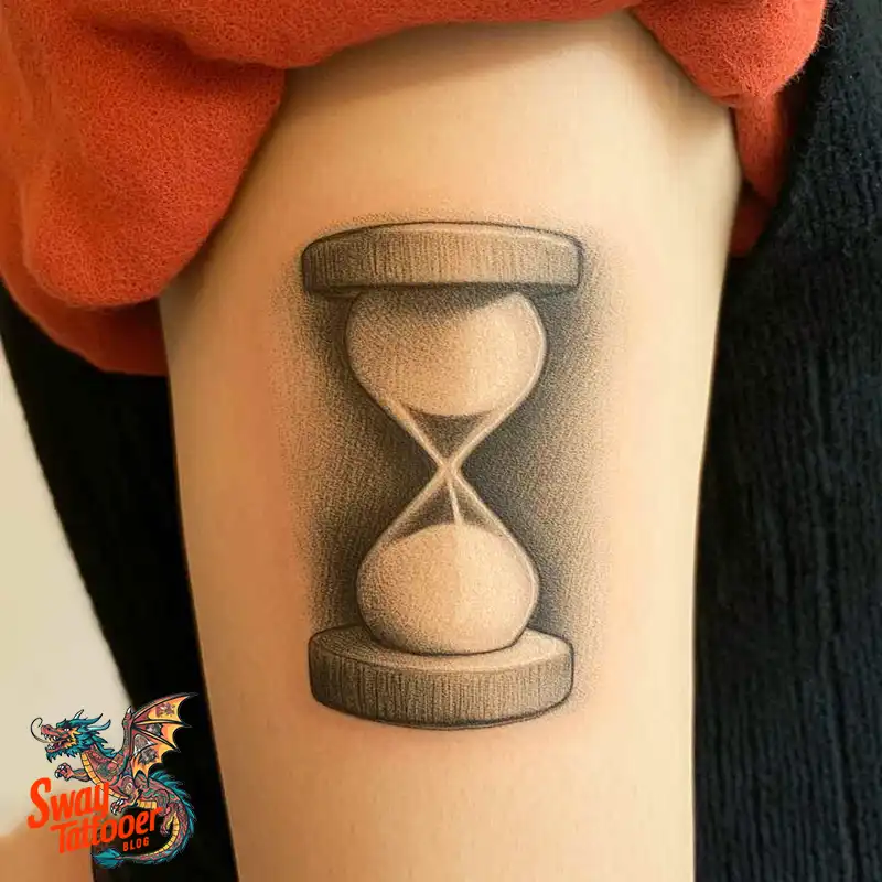 100 Hourglass Tattoo Designs: Symbols of Life and Change 3 hourglass83