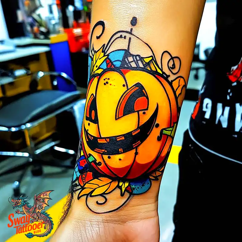 150 Jack O’ Lantern Tattoo Design Ideas and Inspiration 42 Jack O Lantern Tattoo