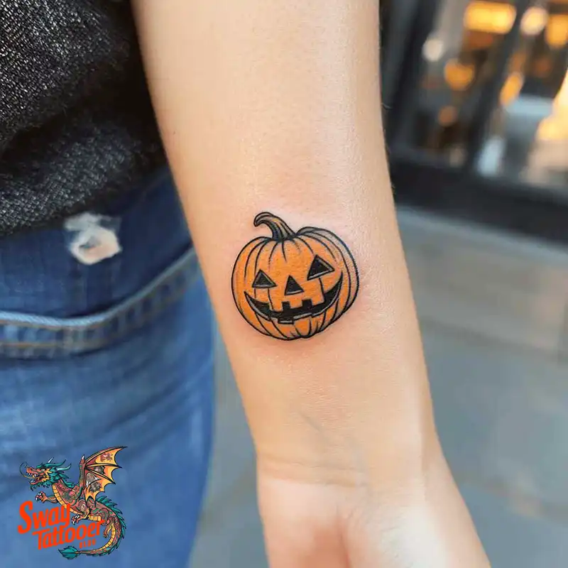 150 Jack O’ Lantern Tattoo Design Ideas and Inspiration 39 Jack O Lantern Tattoo