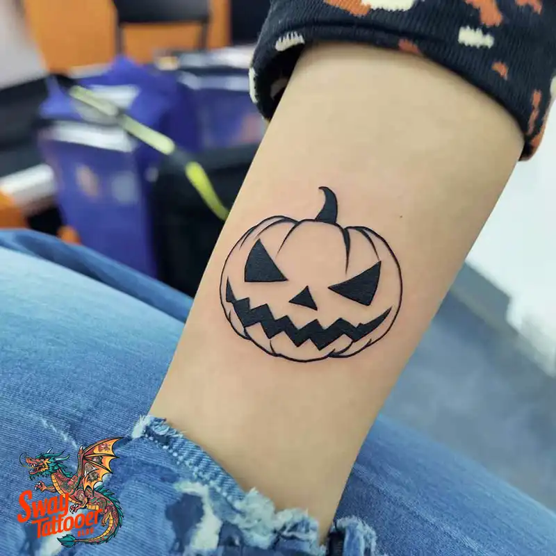 150 Jack O’ Lantern Tattoo Design Ideas and Inspiration 23 Jack O Lantern Tattoo