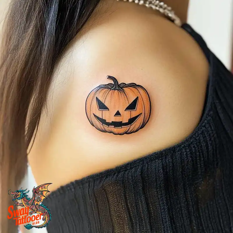 150 Jack O’ Lantern Tattoo Design Ideas and Inspiration 17 Jack O Lantern Tattoo